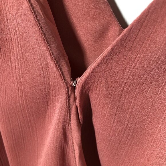 Astr the Label Puff Sleeve  Dark Blush Pink Bodysuit Size XS NWOT - Picture 7 of 9